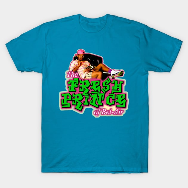 Will Smith the Fresh Prince of Bel Air T-Shirt by woodsman